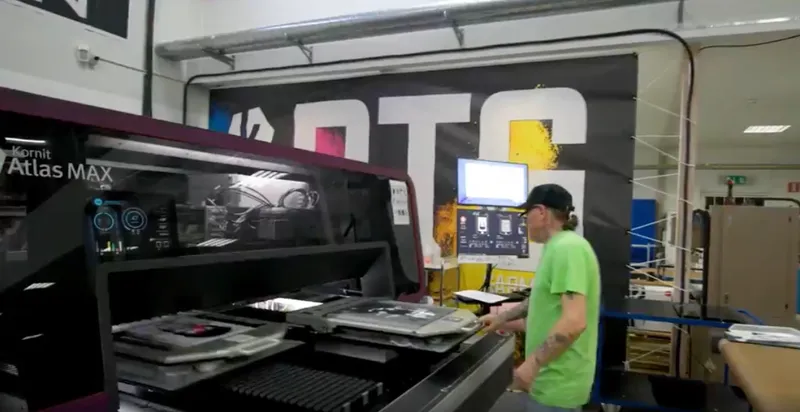 Hybris Productions Scales Licensed Apparel with Kornit Digital DTG Technology